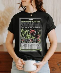 Official Sunami From The Bay To The USA Tour 2024 Poster Shirt