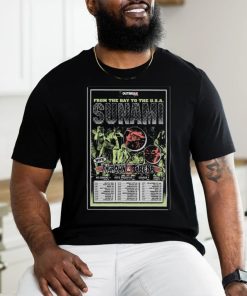 Official Sunami From The Bay To The USA Tour 2024 Poster Shirt