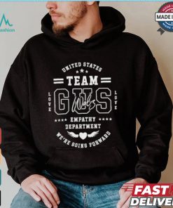 Official Team Gus Walz Waltz Varsity United States Team Gus Walz Love Empathy Department We’re Going Forward T shirt