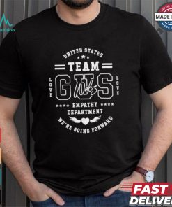 Official Team Gus Walz Waltz Varsity United States Team Gus Walz Love Empathy Department We’re Going Forward T shirt
