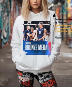 Official Team USA Men’s Volleyball Bronze Medal Paris Olympic 2024 Poster t shirt