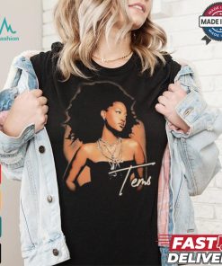 Official Tems Born In The Wild Tour 2024 T shirt
