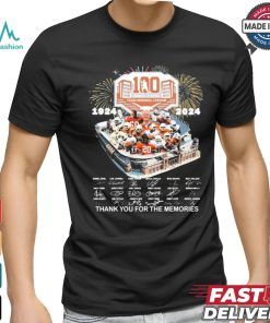 Official Texas Longhorns 1924 2024 100 Years Signatures Thank You For The Memories t shirt