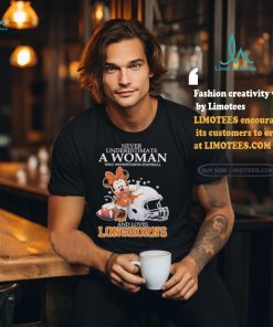 Official Texas Longhorns Never Underestimate A Woman Loves Longhorns Football T Shirt