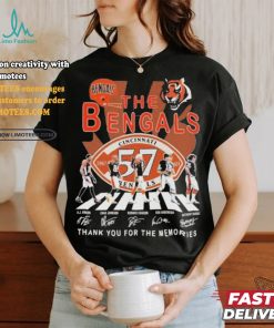 Official The Cincinnati Bengals 54 Years 1967 2024 Thank You For The Memories T Shirt, hoodie, sweater, long sleeve and tank top Official The Cincinnati Bengals 54 Years 1967 2024 Thank You For The Memories T Shirt