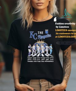 Official The Kc Royals Abbey Road 55 Years 1969 2024 Thank You For The Memories Signatures Shirt