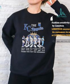 Official The Kc Royals Abbey Road 55 Years 1969 2024 Thank You For The Memories Signatures Shirt