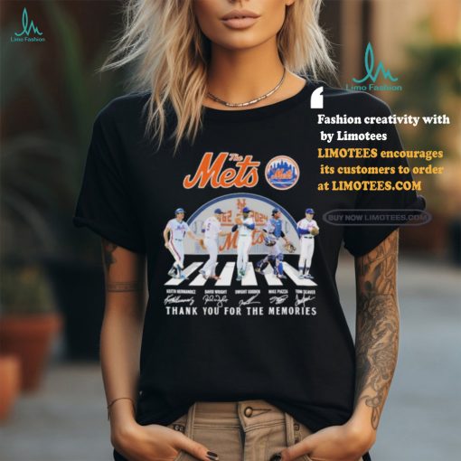 Official The Mets Abbey Road 62 Years 1962 2024 Thank You For The Memories Signatures Shirt