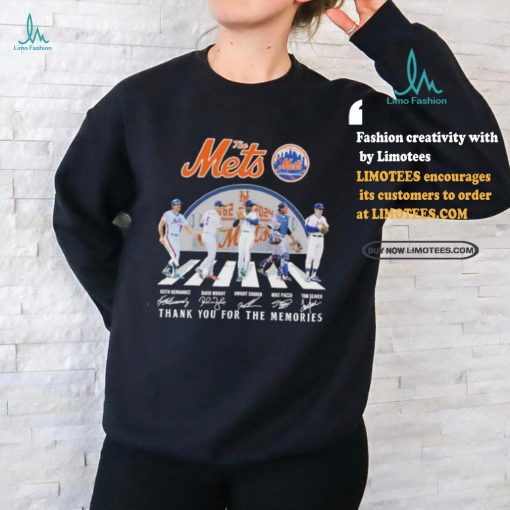 Official The Mets Abbey Road 62 Years 1962 2024 Thank You For The Memories Signatures Shirt
