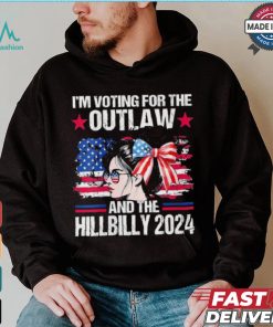 Official The Outlaw And Hill 2024 I’m Voting For The Outlaw And The Hillbilly American Girl 2024 T shirt