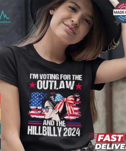 Official The Outlaw And Hill 2024 I’m Voting For The Outlaw And The Hillbilly American Girl 2024 T shirt