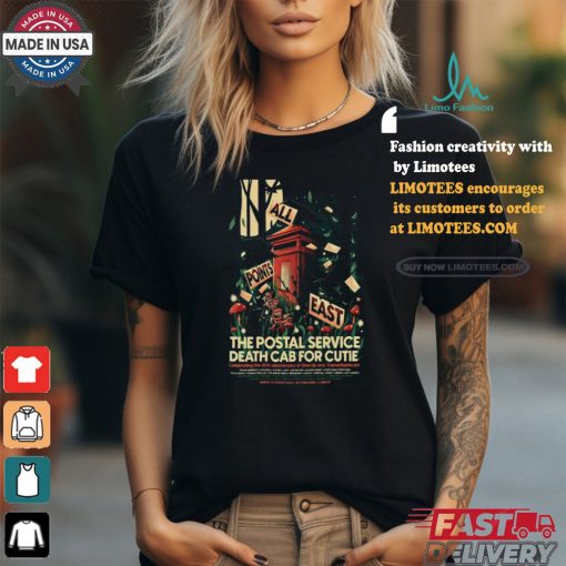 Official The Postal Service And Death Cab For Cutie Aug 25 2024 Victoria Park in London UK Poster Shirt