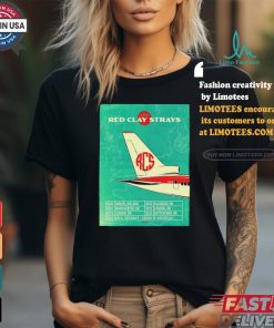 Official The Red Clay Strays X Soundwaves Creative Tour August 2024 Poster shirt