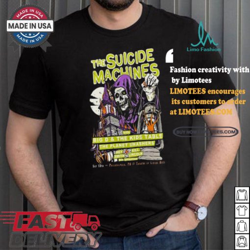 Official The Suicide Machines Sep 13 2024 Theatre Of Living Arts in Philadelphia PA Poster Shirt