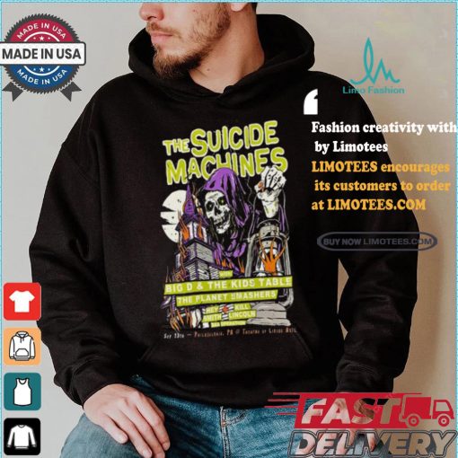 Official The Suicide Machines Sep 13 2024 Theatre Of Living Arts in Philadelphia PA Poster Shirt
