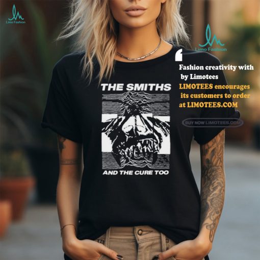 Official The smiths and the cure too pretty hate machine T shirt