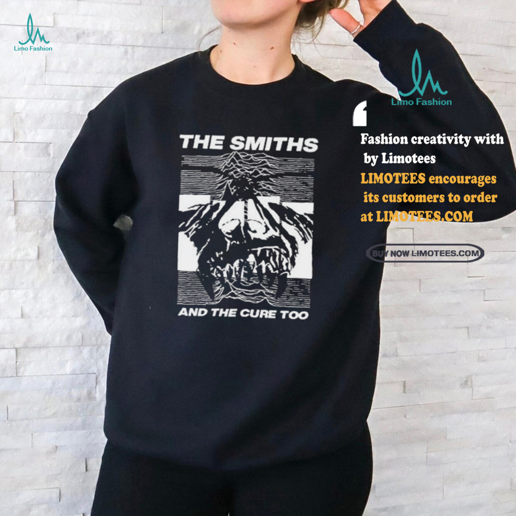 Official The smiths and the cure too pretty hate machine T shirt Official The smiths and the cure too pretty hate machine T shirt