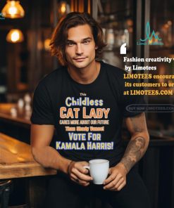 Official This Childless Cat Lady Votes for Kamala Than Shady Vance T Shirt