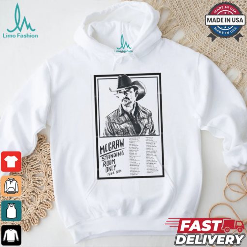 Official Tim McGraw SRO Tour 2024 Poster shirt