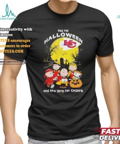 Official Time For Halloween Kansas City Chiefs And The Love For Chiefs Unisex T Shirt