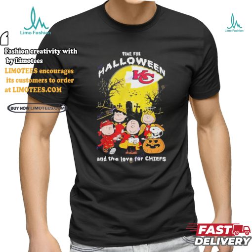 Official Time For Halloween Kansas City Chiefs And The Love For Chiefs Unisex T Shirt