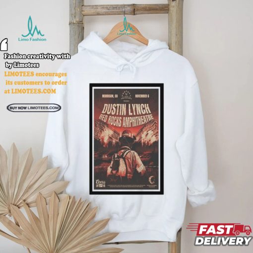 Official Tour Poster Dustin Lynch In Morrison, CO On November 6 2024 T Shirt