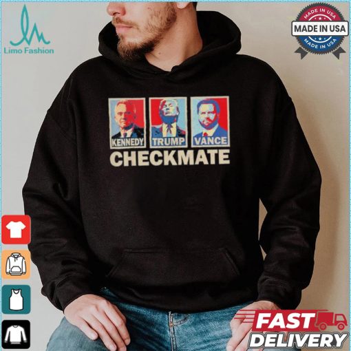 Official Trump Vance Kennedy Checkmate 2024 Election Republican Checkmate Conserve The Win T shirt