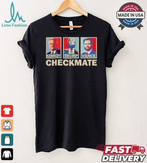 Official Trump Vance Kennedy Checkmate 2024 Election Republican Checkmate Conserve The Win T shirt