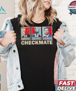 Official Trump Vance Kennedy Checkmate 2024 Election Republican Checkmate Conserve The Win T shirt