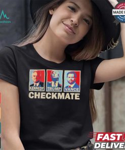 Official Trump Vance Kennedy Checkmate 2024 Election Republican Checkmate Conserve The Win T shirt