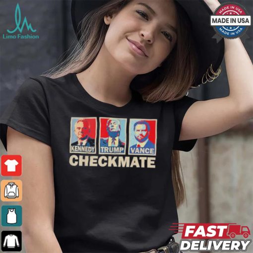 Official Trump Vance Kennedy Checkmate 2024 Election Republican Checkmate Conserve The Win T shirt