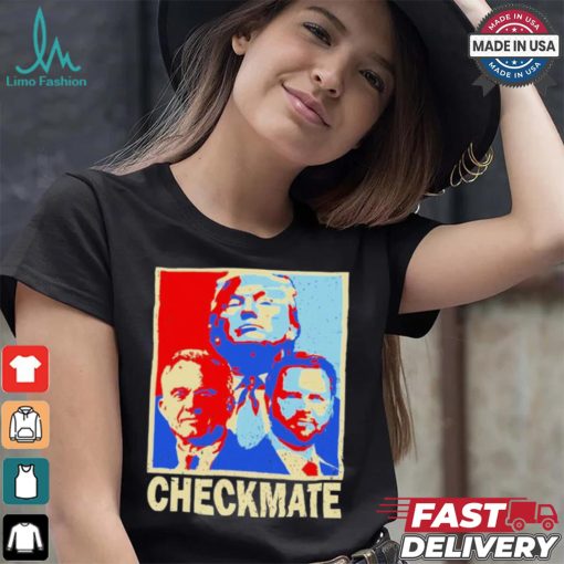 Official Trump Vance Kennedy Checkmate 2024 Election Republican Graphic T Shirt