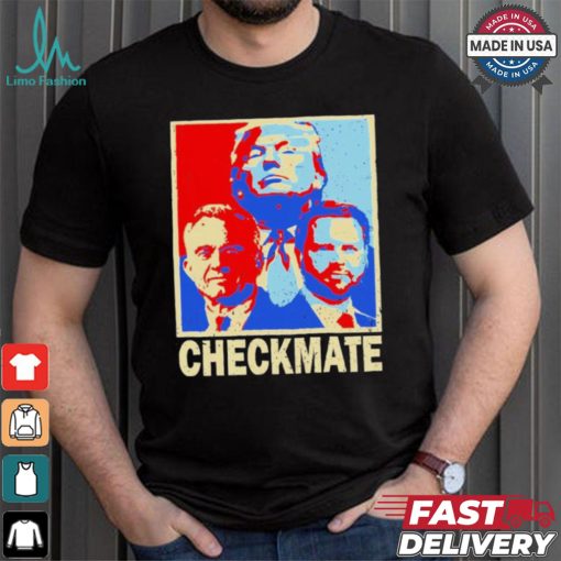 Official Trump Vance Kennedy Checkmate 2024 Election Republican Graphic T Shirt