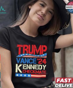 Official Trump Vance Kennedy Checkmate 2024 Vintage T Shirt