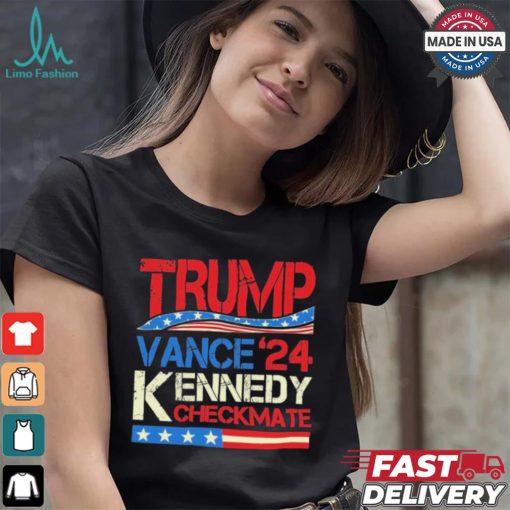 Official Trump Vance Kennedy Checkmate 2024 Vintage T Shirt