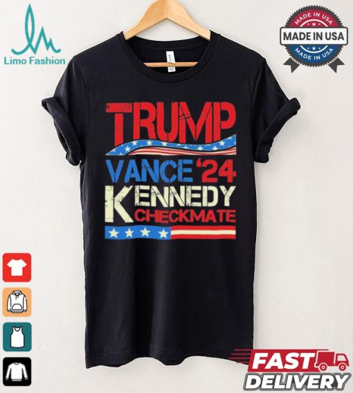 Official Trump Vance Kennedy Checkmate 2024 Vintage T Shirt