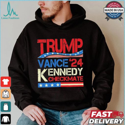 Official Trump Vance Kennedy Checkmate 2024 Vintage T Shirt