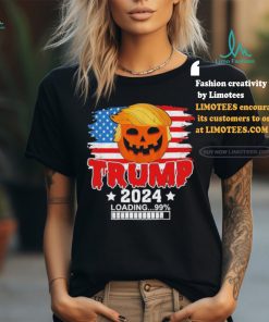 Official Trumpkin US Flag, Trump 2024 Loading, Make Halloween Great Again T Shirt