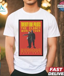 Official Twenty One Pilots The Clancy World Tour 2024 2025 Poster shirt