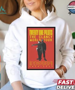 Official Twenty One Pilots The Clancy World Tour 2024 2025 Poster shirt