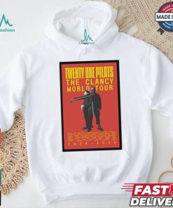 Official Twenty One Pilots The Clancy World Tour 2024 2025 Poster shirt