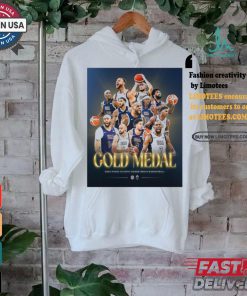 Official USA Basketball Gold Medal 2024 Paris Olympic Games Men’s Basketball Shirt