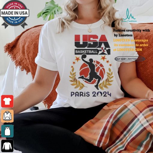 Official USA Basketball Olympic Paris 2024 Shirt