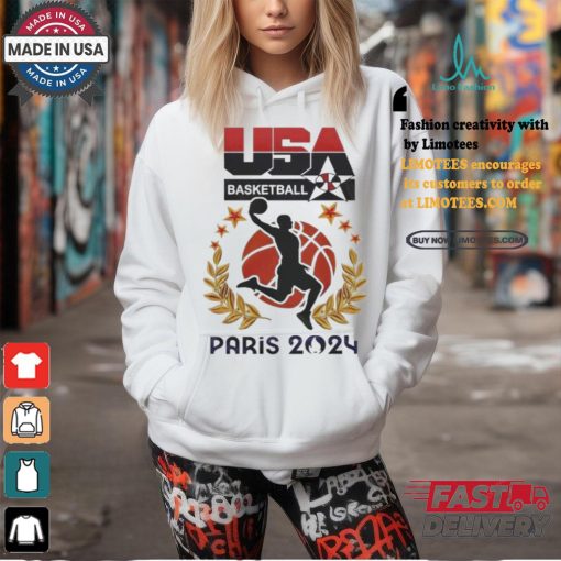 Official USA Basketball Olympic Paris 2024 Shirt