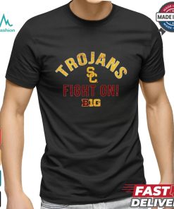 Official USC Trojans Fight On 2024 Big Ten Conference Member T Shirt