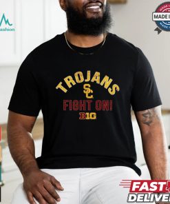 Official USC Trojans Fight On 2024 Big Ten Conference Member T Shirt