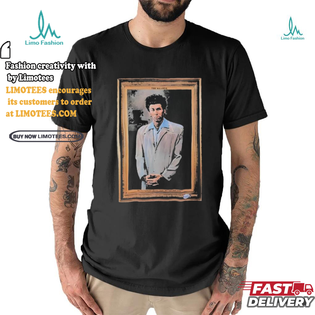 Official Ump is wearing a kramer T shirt Official Ump is wearing a kramer T shirt