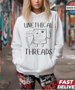 Official Unethical Threads Doodlebob Fuck You Painting t shirt