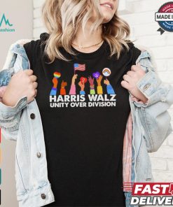 Official Unity Over Division Harris Waltz 2024 American Flag Outfit Independence Day T Shirt