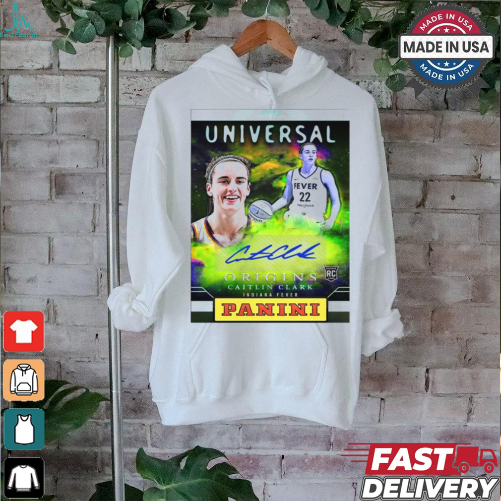 Official Universal Panini Origins Caitlin Clark Indiana Fever Signature poster t shirt Official Universal Panini Origins Caitlin Clark Indiana Fever Signature poster t shirt